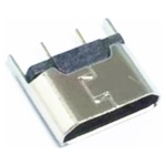 MICRO 5PF B TYPE 180度插板式2P 無邊