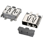 Displatport 直立式H=13mm Smt