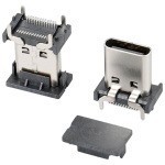 Usb Type c 24pin 直立式H=12.0mm