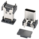 Usb Type c 24pin 直立式H=15.0mm